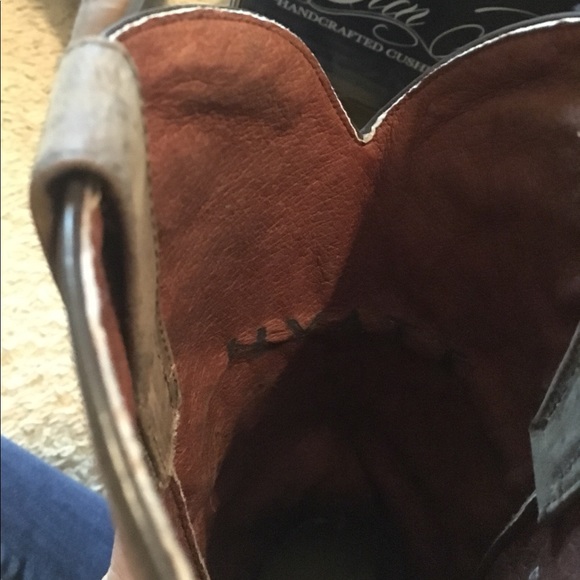 Dan Post 3464 Snip Toe leather ladies cowboy boots - Picture 7 of 12